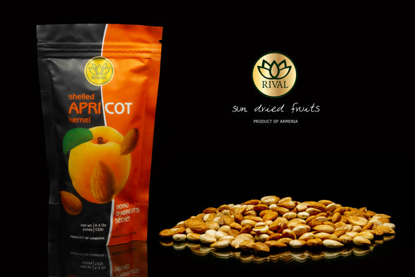 Shelled Apricot Kernel - "Rival Fruit" - 125g