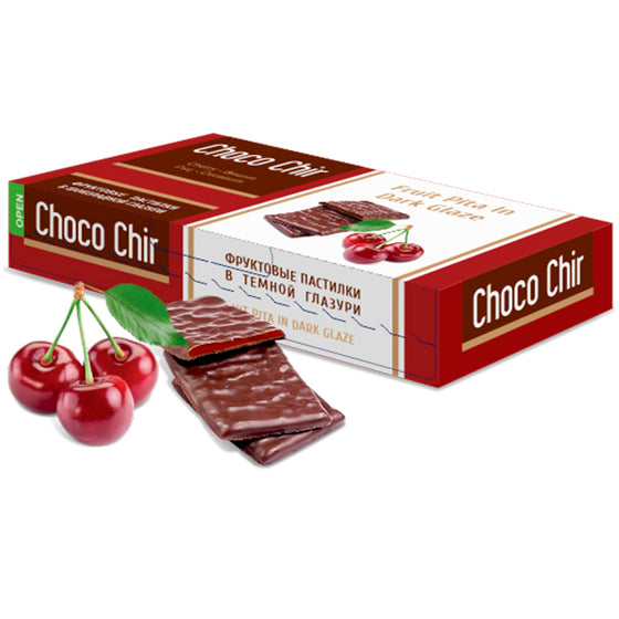 Cherry Pita in Dark Glaze - "Choco Chir" - 170g