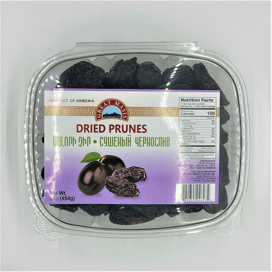 Dried Prunes - Great Masis - 1lb
