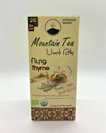 Organic Mountain Tea - Thyme - 25 Tea Bags