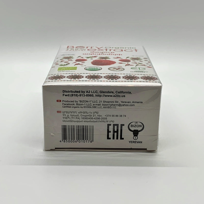 Organic Berry Extract - Rose Hip + Raspberry - 16 sticks