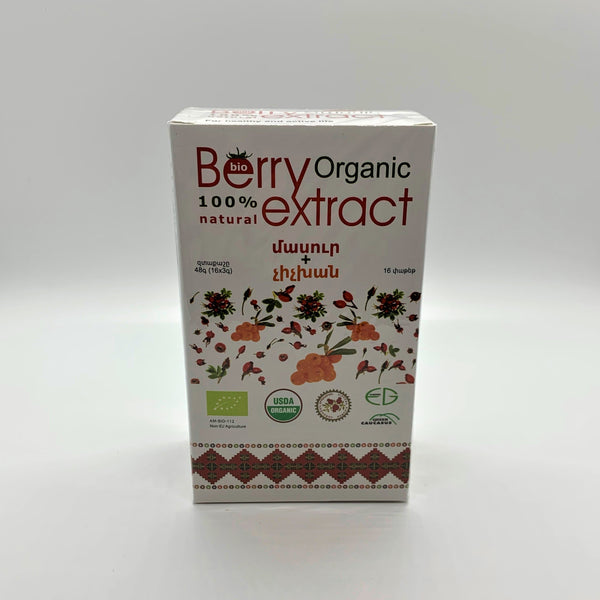 Organic Berry Extract - Rose Hip + Seabuckthorn- 16 sticks