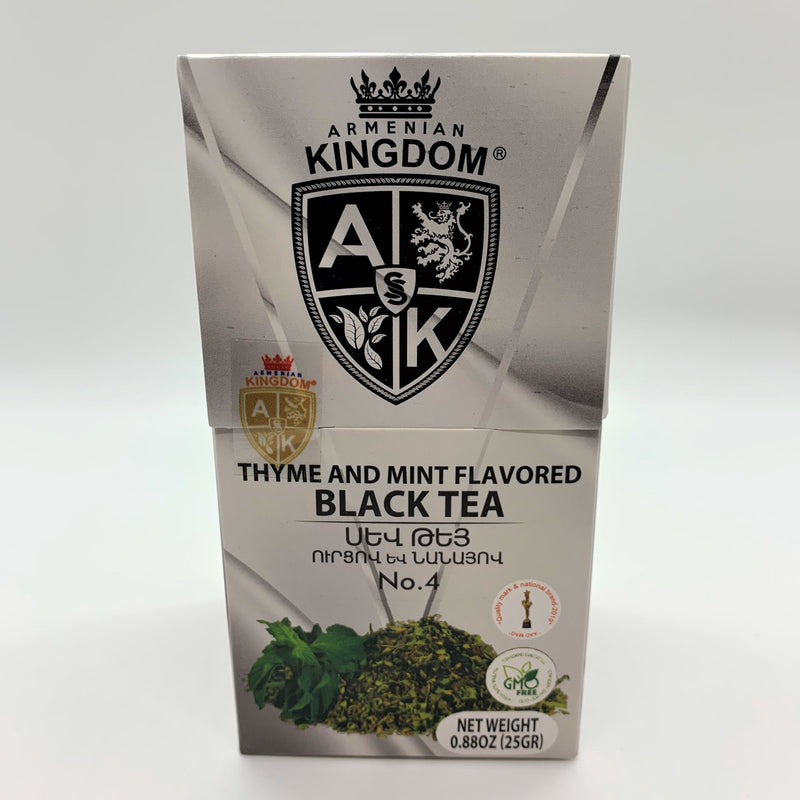 Thyme and Mint Flavored Black Tea - Armenian Kingdom - 25g