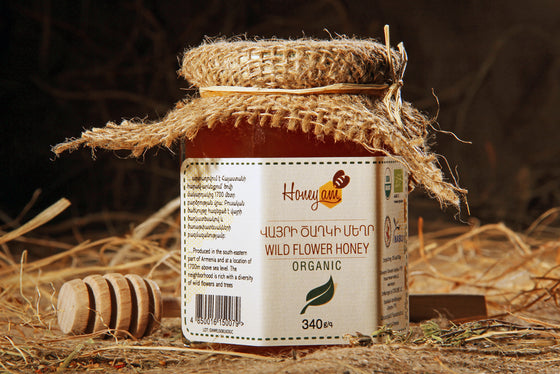 Organic Wild Flower Honey - 340g