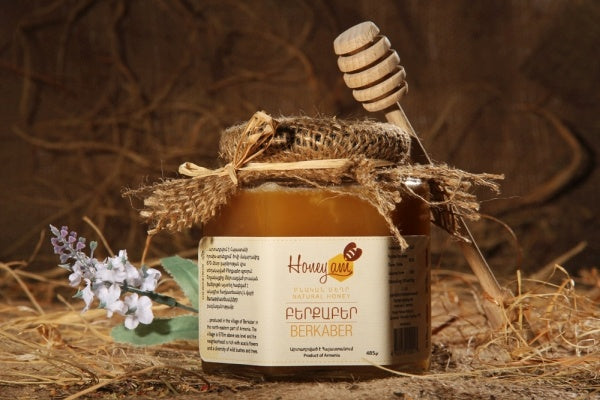 Natural Honey - Berkaber - 485g (Honey.am)